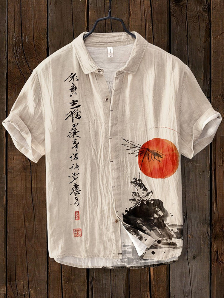 GR | Japanese shirt made of linen blend