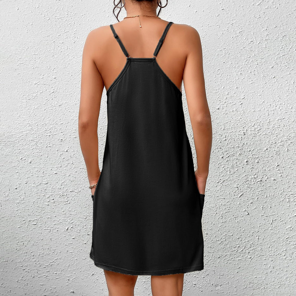 Damen Freizeitkleid mit praktischen Taschen GR