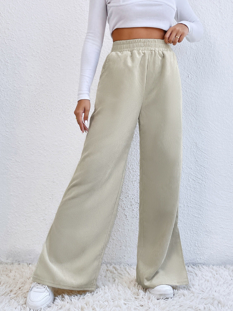 GR with high waist and corduroy fabric