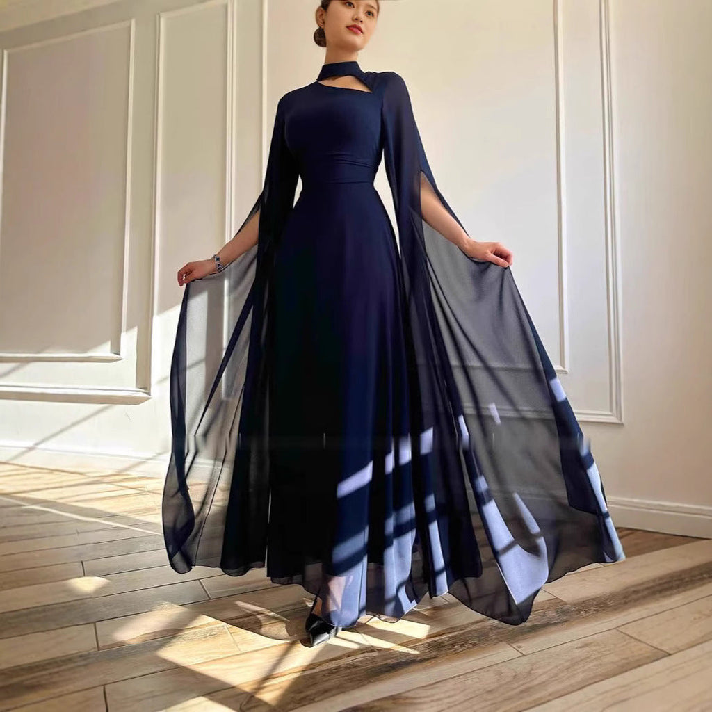 GR | Lightweight chiffon party cape