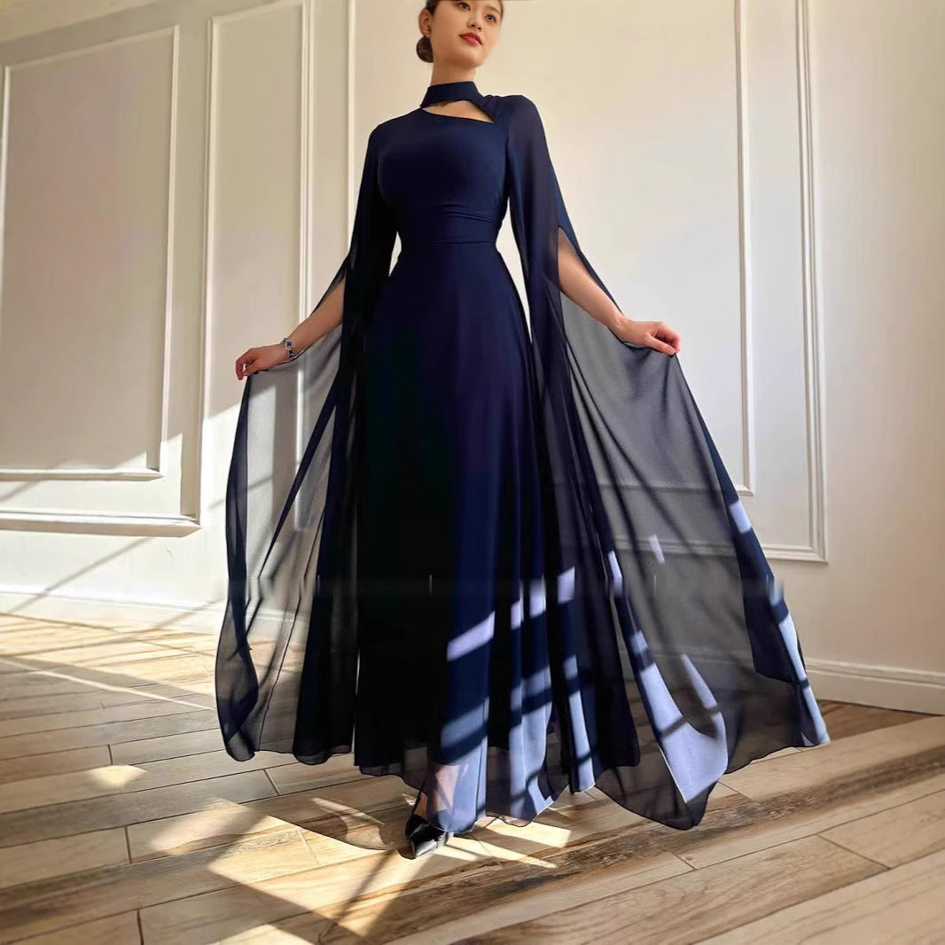 GR | Lightweight chiffon party cape