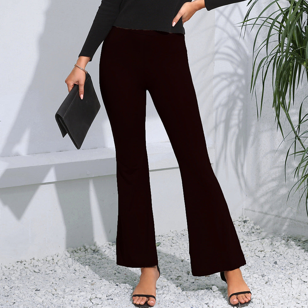 GR | Damen Flared Ankle Enganliegende Hose