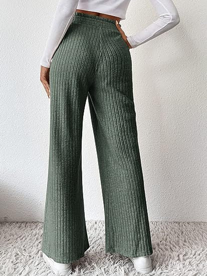GR | Lockere gestrickte lange Hose