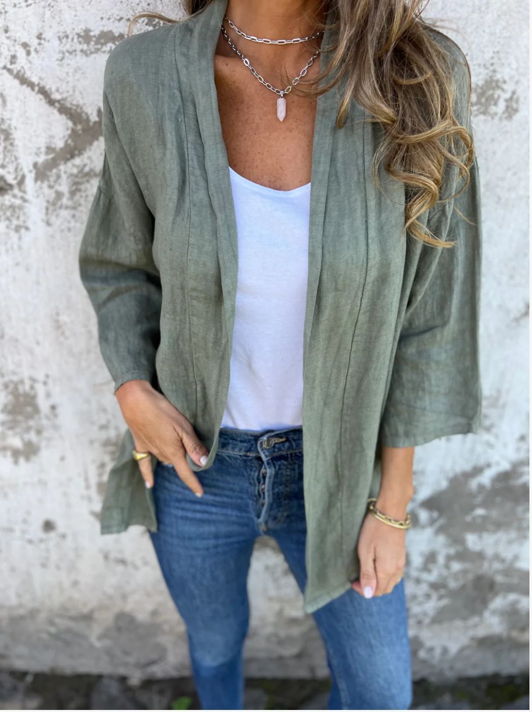 Women's casual summer jacket size