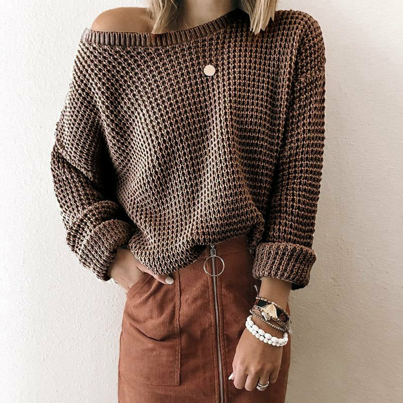 GR | Lässiger Fester Pullover