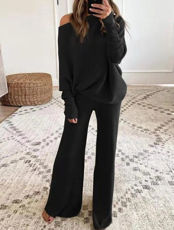 GR | En-Skulder Knitted Suit for Women