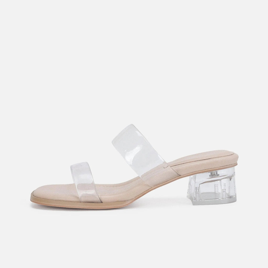 GR | Women's transparent mid-heeled sandals