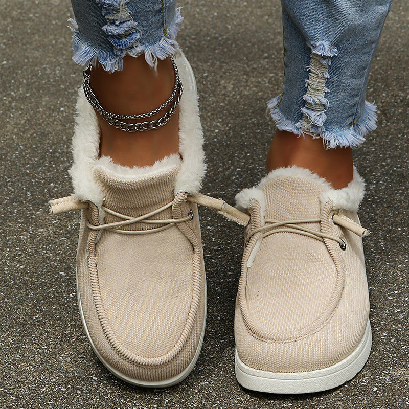 GR - Elegant winter sneakers with fur lining