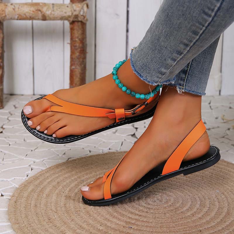 GR | Minimalist Sandals with Buckle for Women