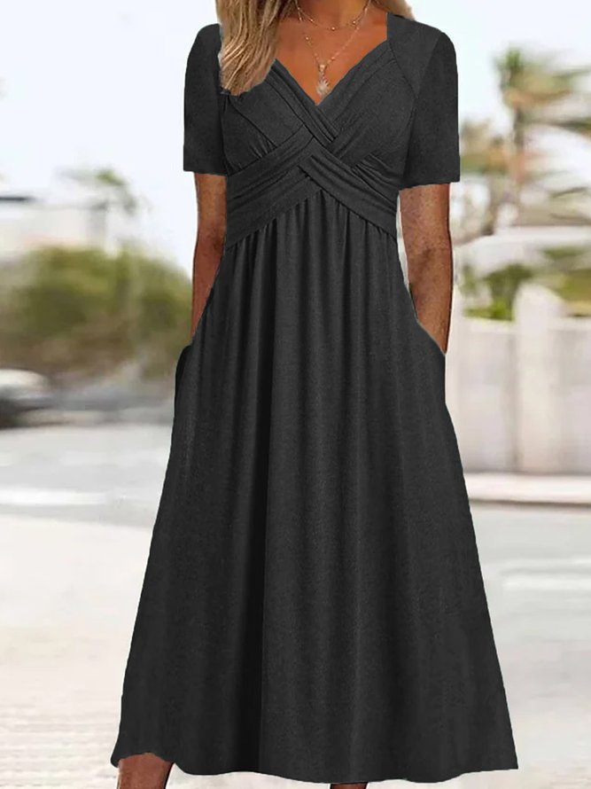 GR | Crossover Midikleid