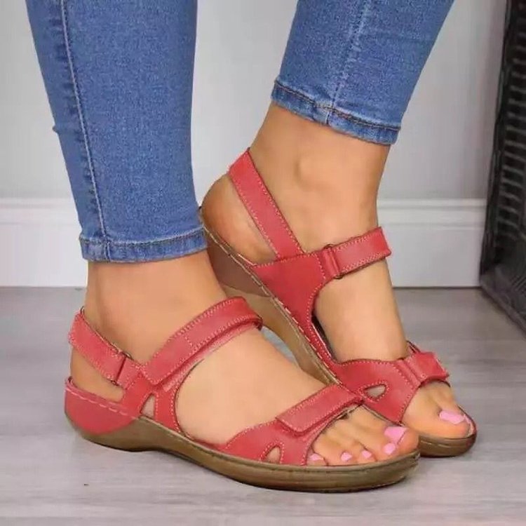 Women's Comfortable Sporty Sandals with Adjustable Straps, Size