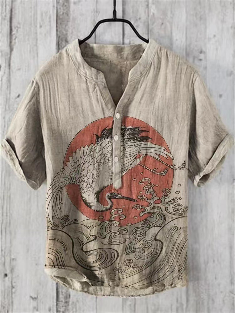 GR | Japanese shirt made of linen blend
