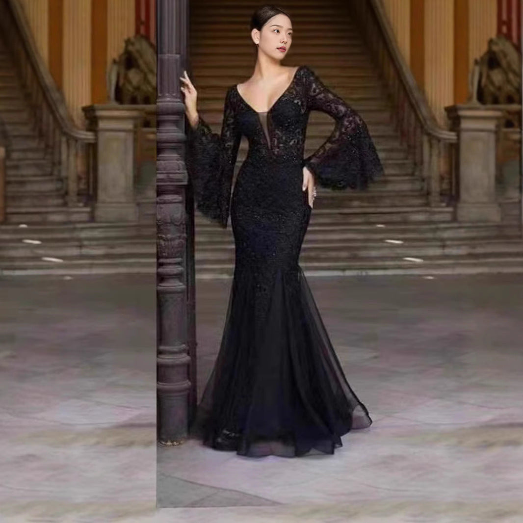GR | Vintage Party Long Mermaid Skirt Dress