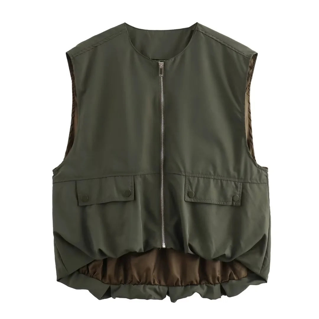 GRMODE | Relaxed Casual Cardigan Vest Tank Top