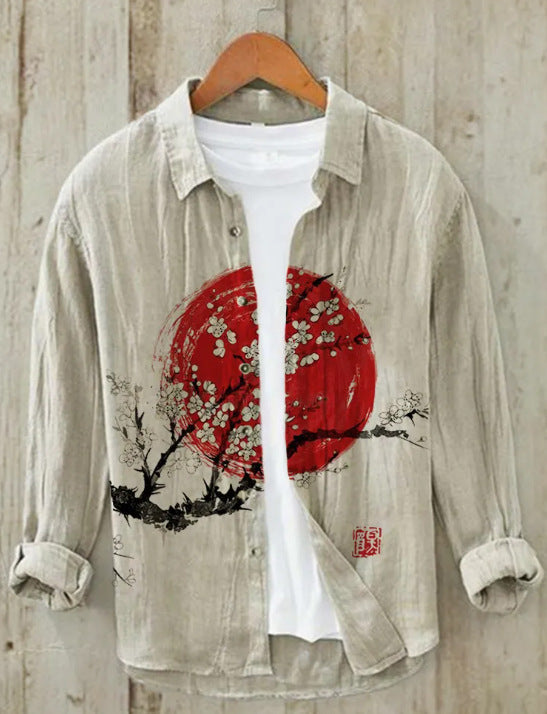 GR | Japanese shirt made of linen blend
