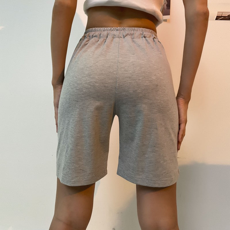 Damen Baumwoll-Shorts mit elastischem Bund und praktischen Taschen GR