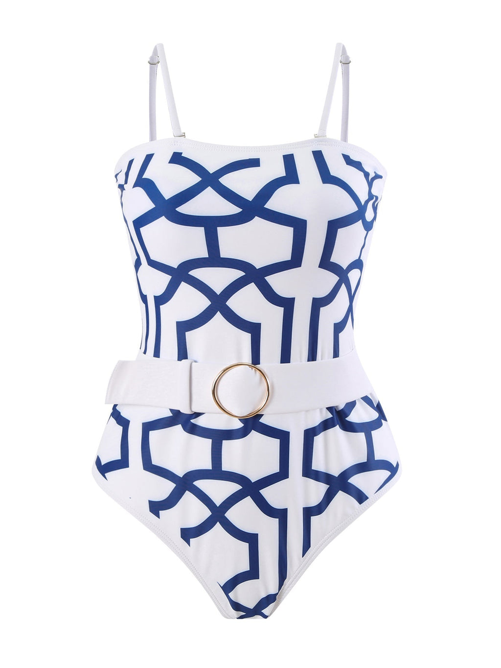Women's swimsuit with elegant kimono and sophisticated belt, size S