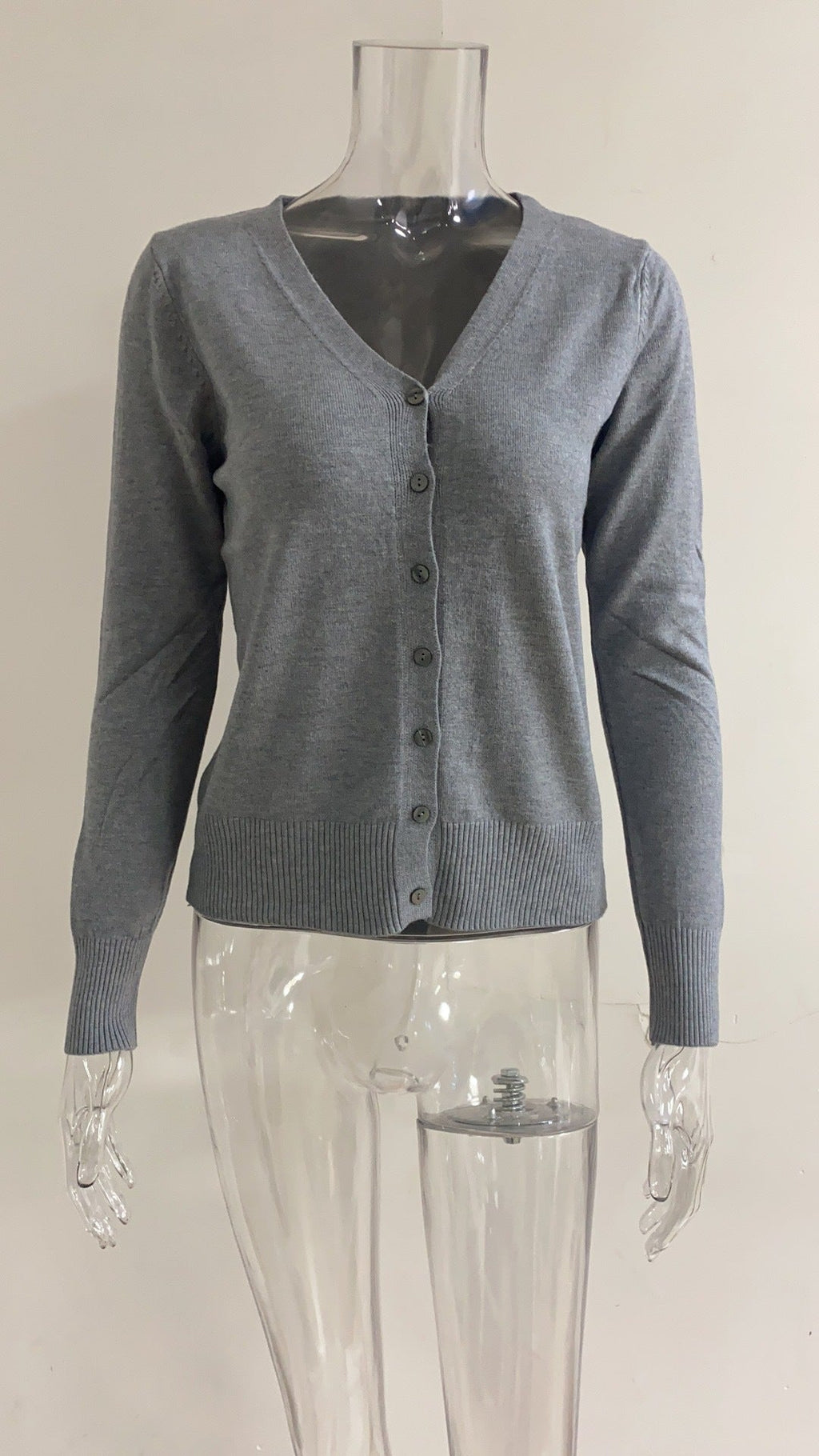 GR | Knopf Strick Cardigan Pullover