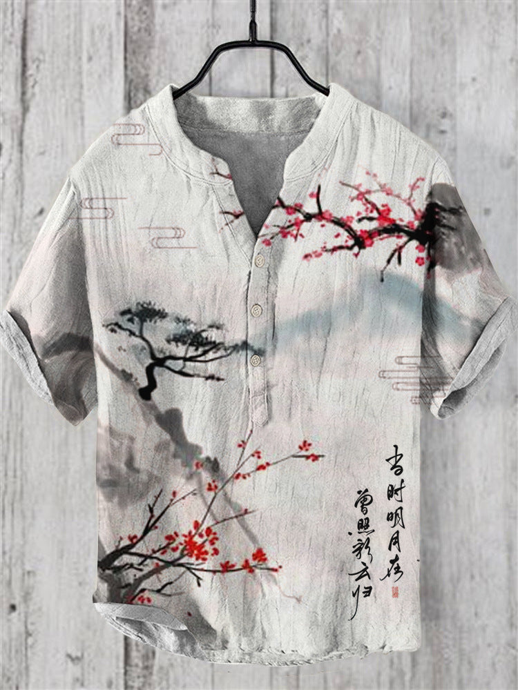 GR | Japanese shirt made of linen blend