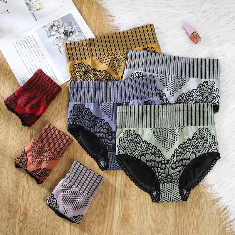 GR | High-waisted underwear with padding