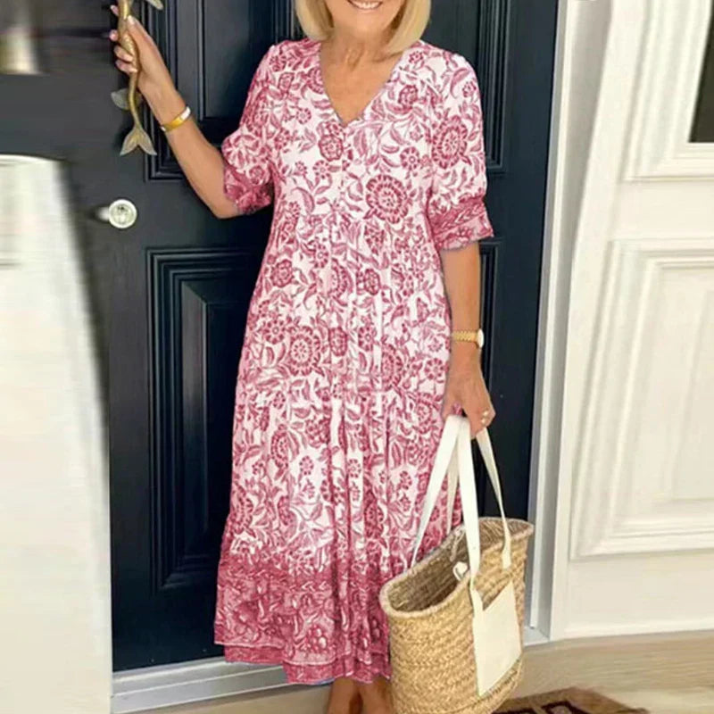 V-neck dress for women