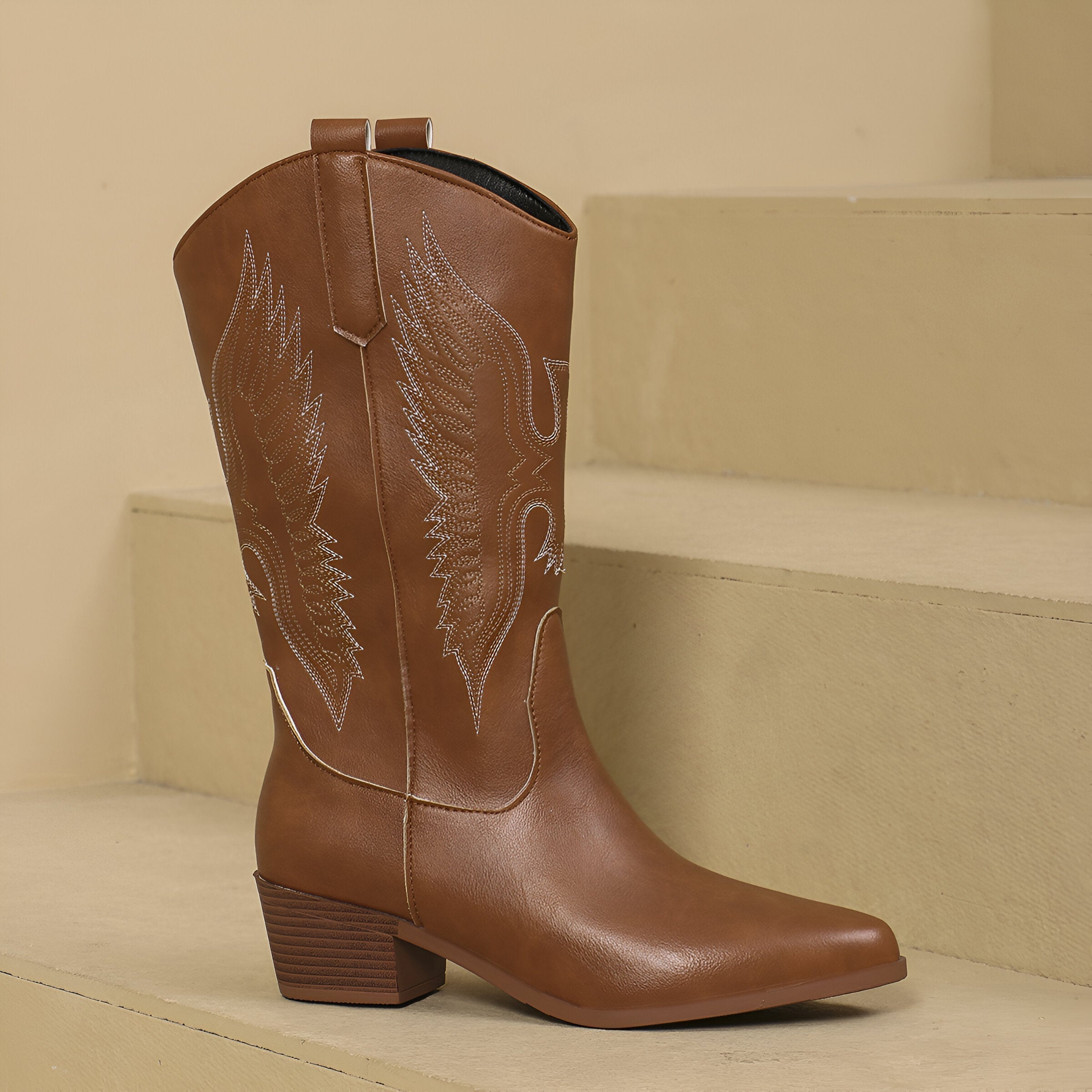 GR | Stylish cowgirl knee-high boots