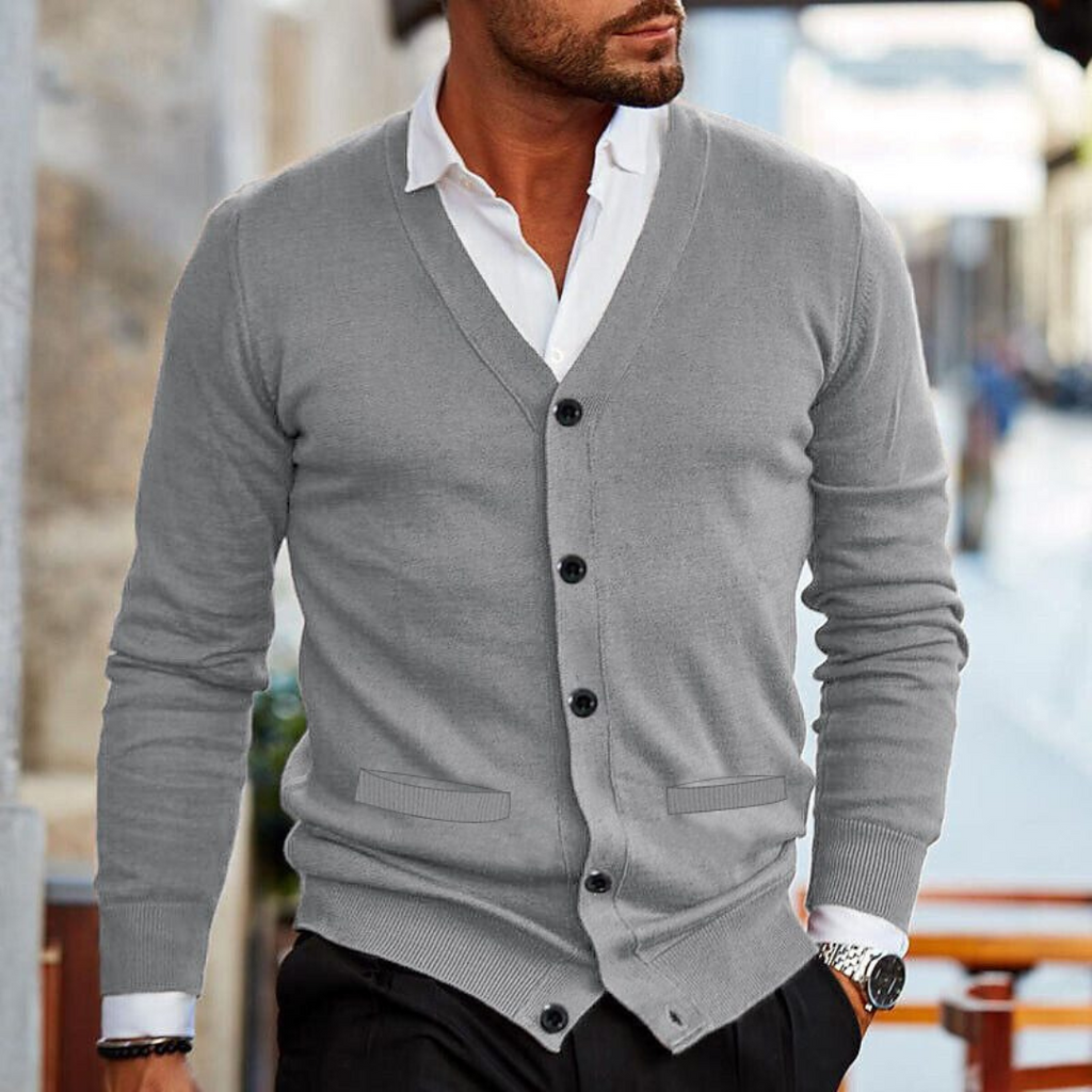 GR | Strickcardigan aus Baumwolle - Elegant & Klassisch