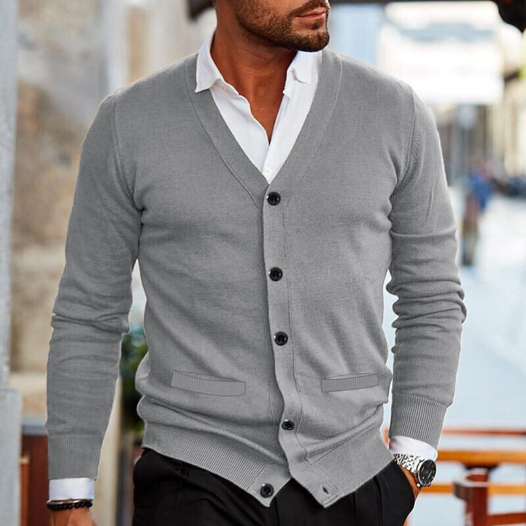 GR | Strickcardigan aus Baumwolle - Elegant & Klassisch