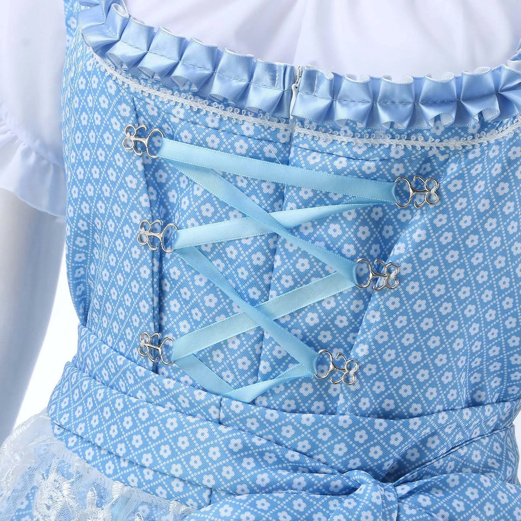 GR | Tracht Unique Traditional Costume For Women With Apron And Blouse