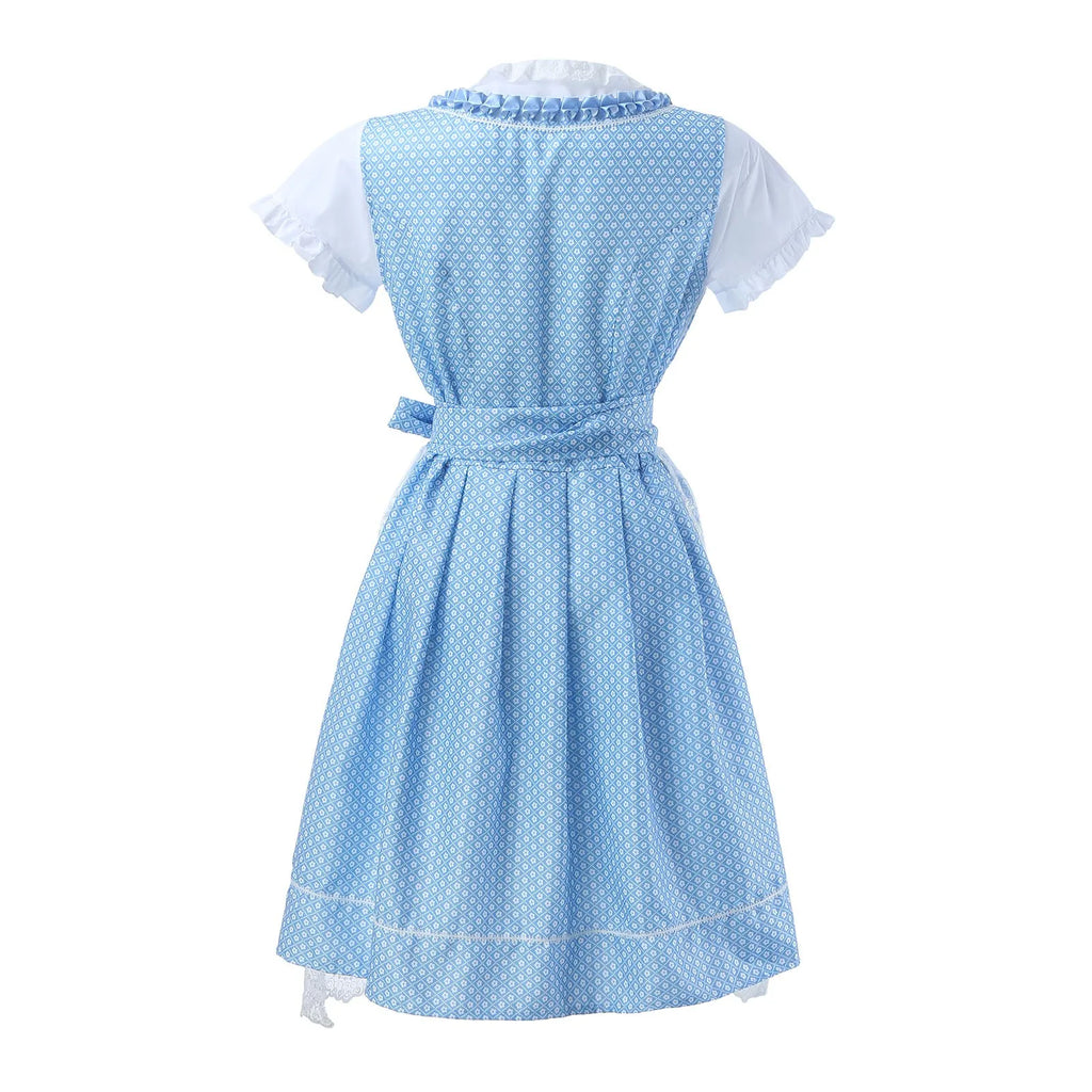 GR | Tracht Unique Traditional Costume For Women With Apron And Blouse