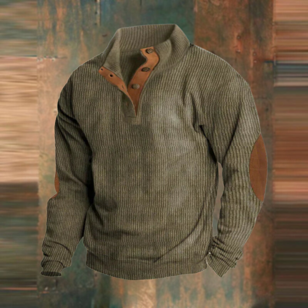 GR | VIERKNOPF-STRICKPULLOVER