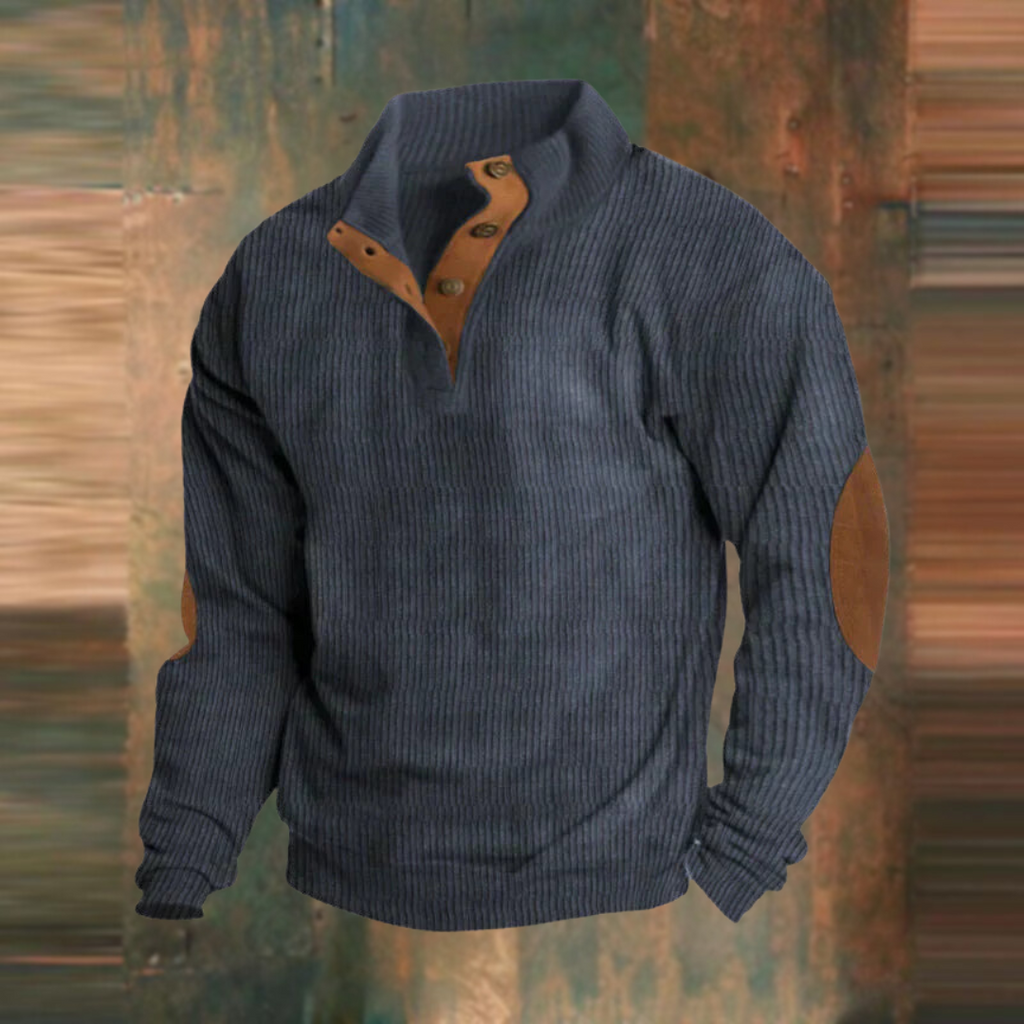 GR | VIERKNOPF-STRICKPULLOVER