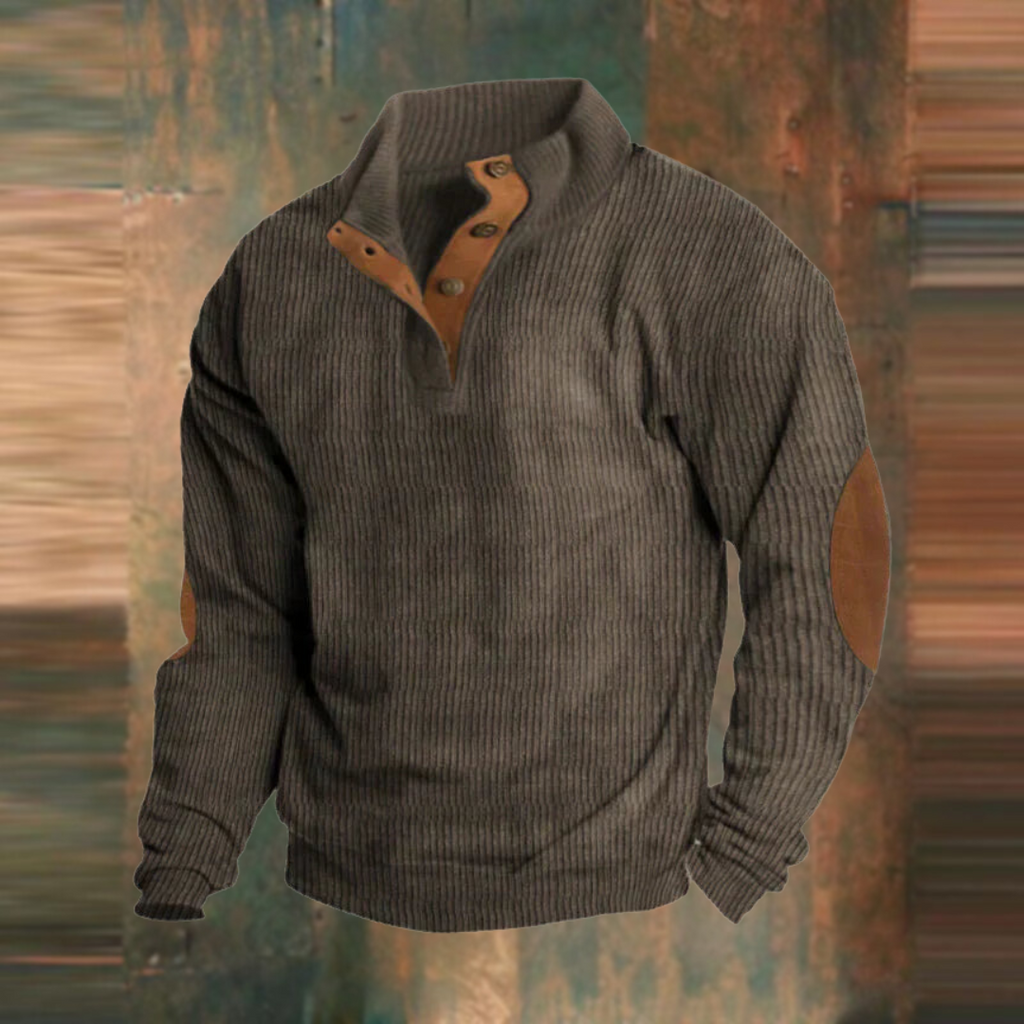 GR | VIERKNOPF-STRICKPULLOVER