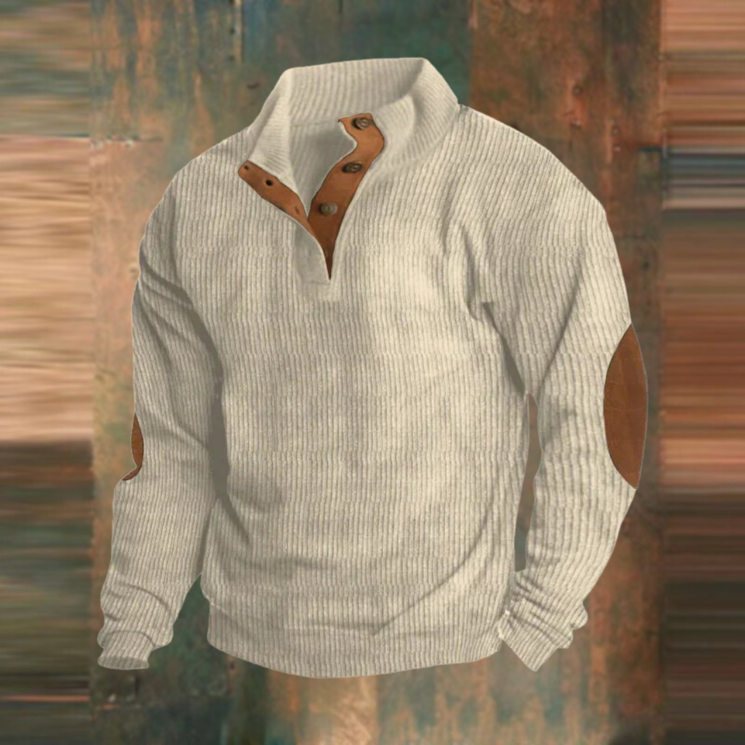 GR | VIERKNOPF-STRICKPULLOVER