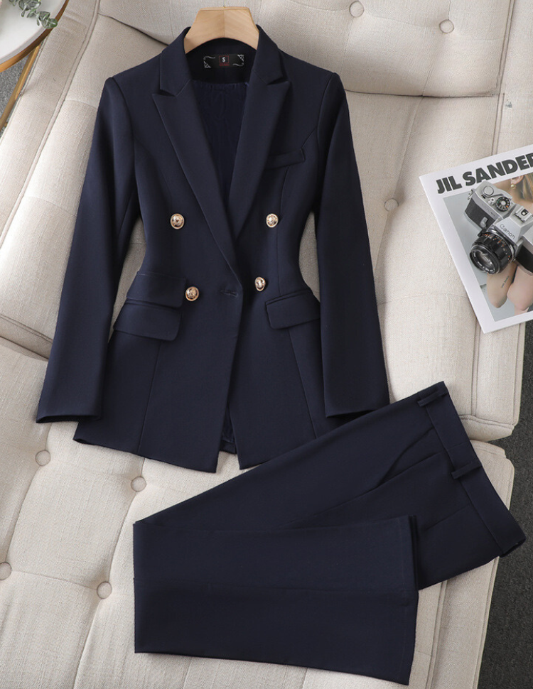 GR | Set with blazer and trousers 
