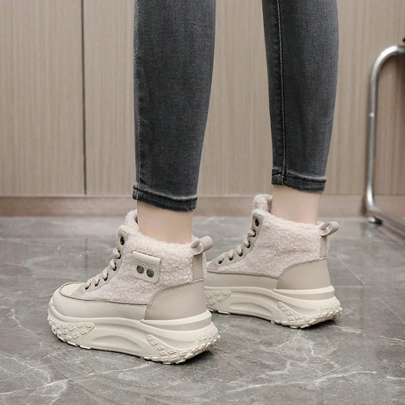 GR | Waterproof Plush Ankle Boots
