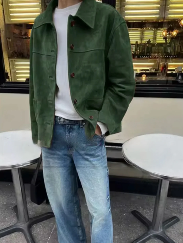 Vintage suede jasper