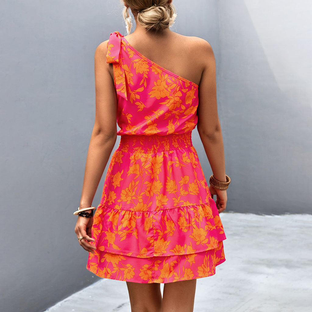 GR - Ein-Schulter Sommerkleid