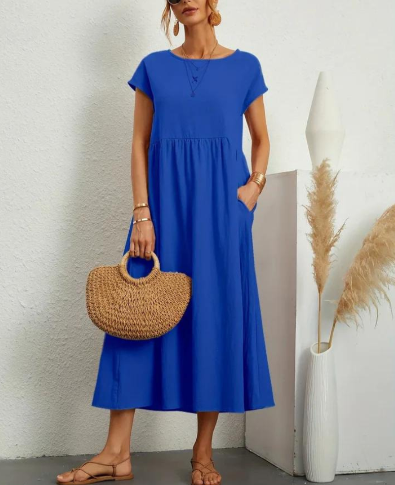 Ruby™ | Elegant basic dress made of cotton
