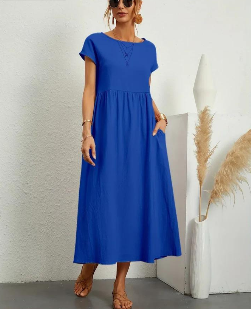 Ruby™ | Elegant basic dress made of cotton