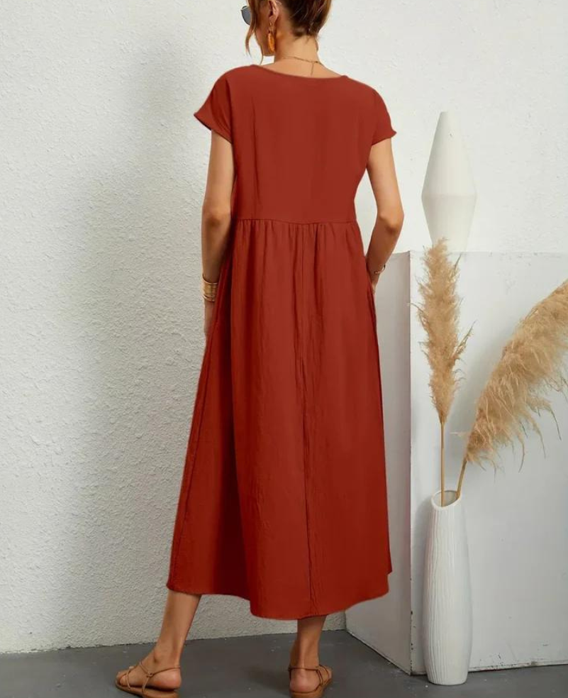 Ruby™ | Elegant basic dress made of cotton