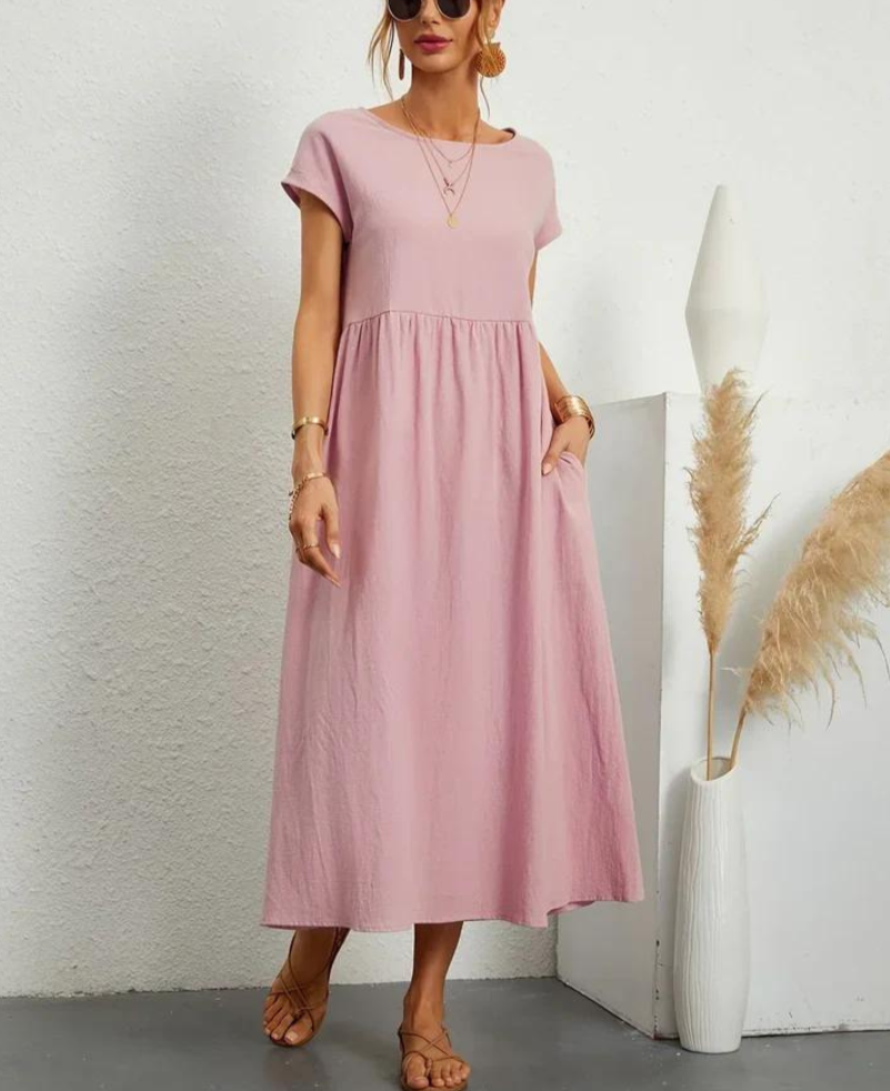 Ruby™ | Elegant basic dress made of cotton
