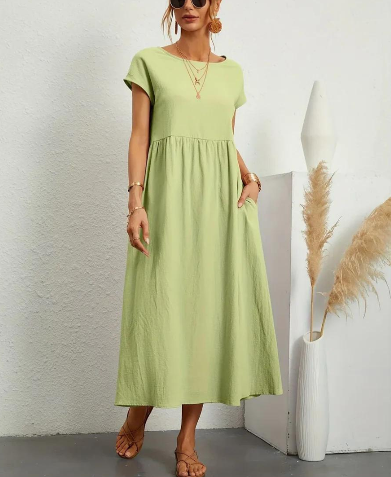 Ruby™ | Elegant basic dress made of cotton