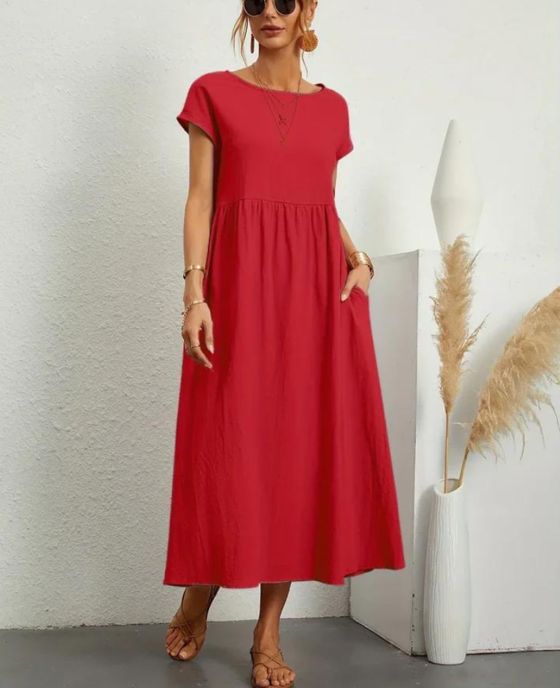 Ruby™ | Elegant basic dress made of cotton