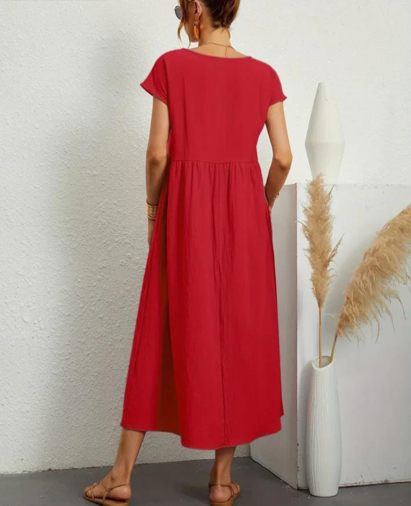 Ruby™ | Elegant basic dress made of cotton