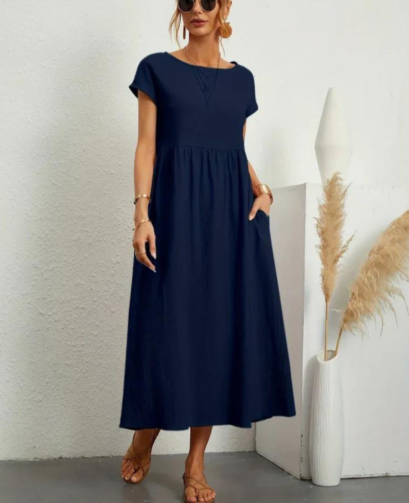 Ruby™ | Elegant basic dress made of cotton