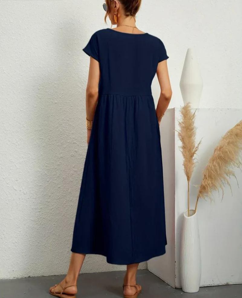 Ruby™ | Elegant basic dress made of cotton