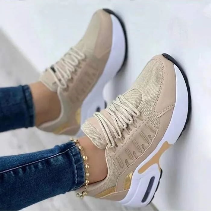 GR | Lace-up Ergonomic Sneakers Women's Shoes