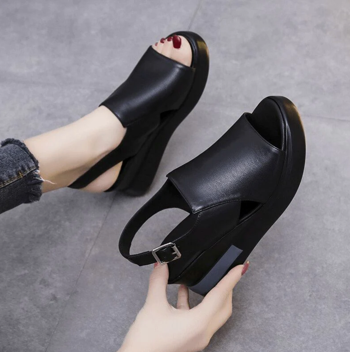 GR | Comfortable women's sandals - 2024 fashion shoes