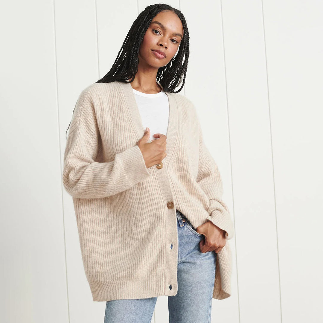 GR | Oversized Cardigan für Damen mit luxuriösem Komfort